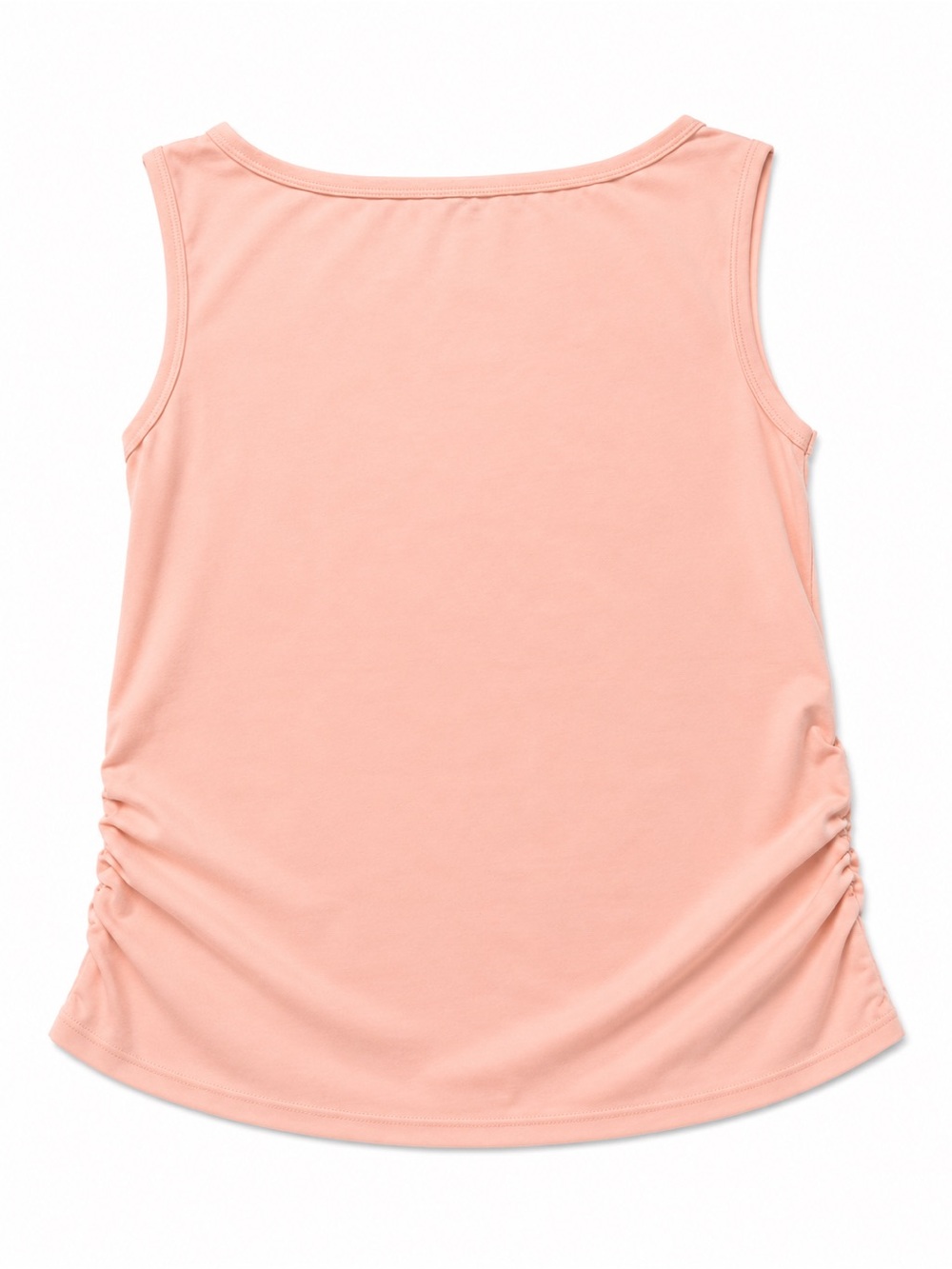HALARA Women’s Sleeveless Ruched Tank Top - Blush Pink Small